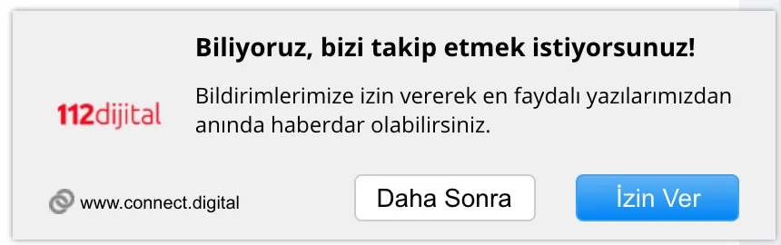 Web Push Güvenlik Sertifikasız İzin