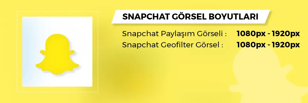 2019 Snapchat Görsel Boyutları