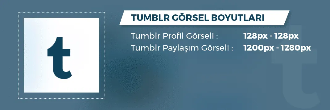 2019 Tumblr Görsel Boyutları