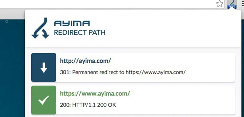 redirect path chrome eklentisi