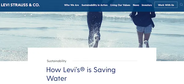 Levi’s Suyu Kurtarıyor