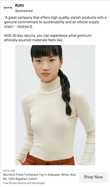 Sürdürülebilir Moda Pazarlama Örneği